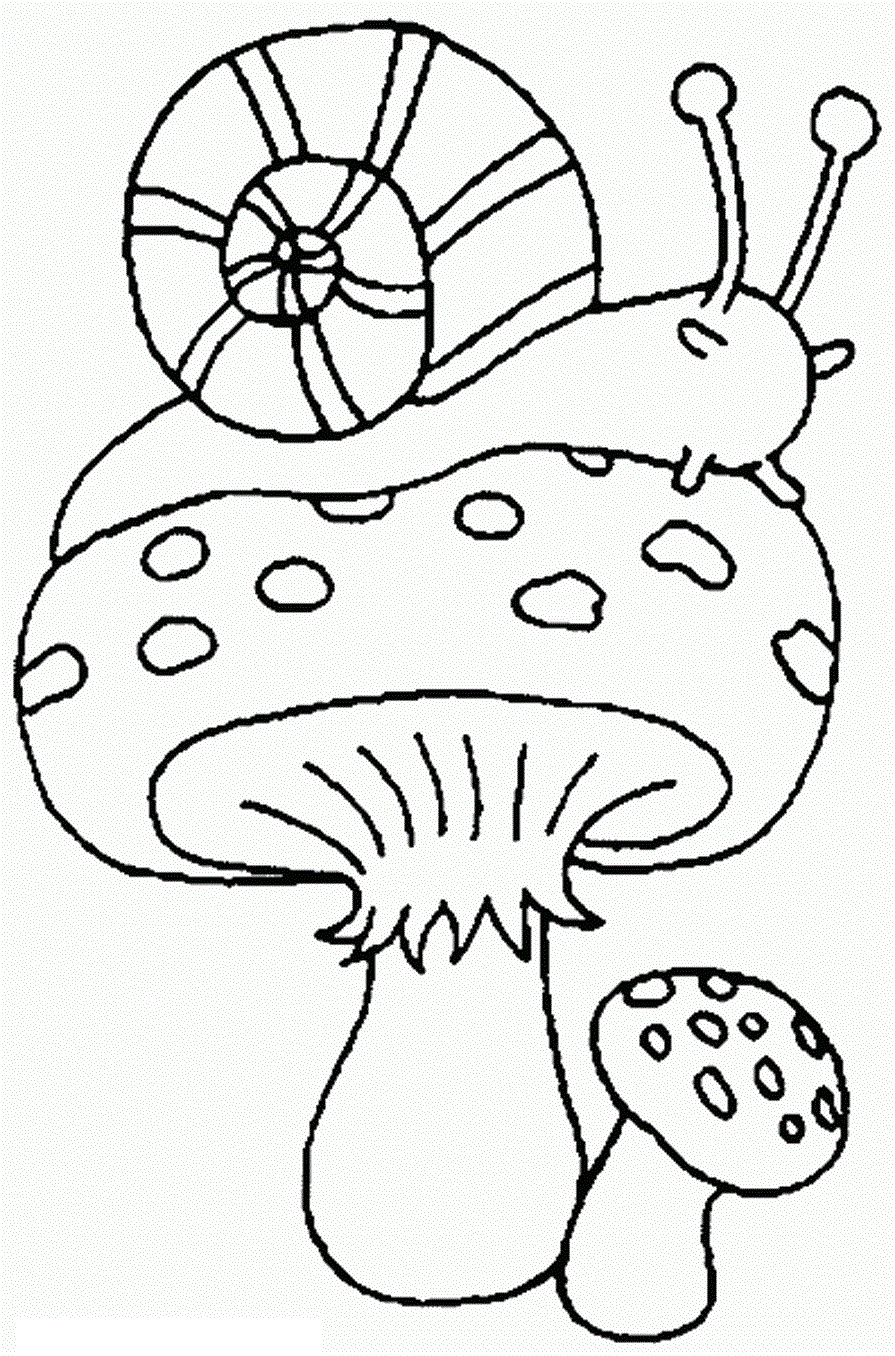 Равлик на грибочке