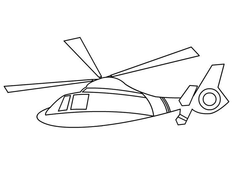 Вертоліт малюнок