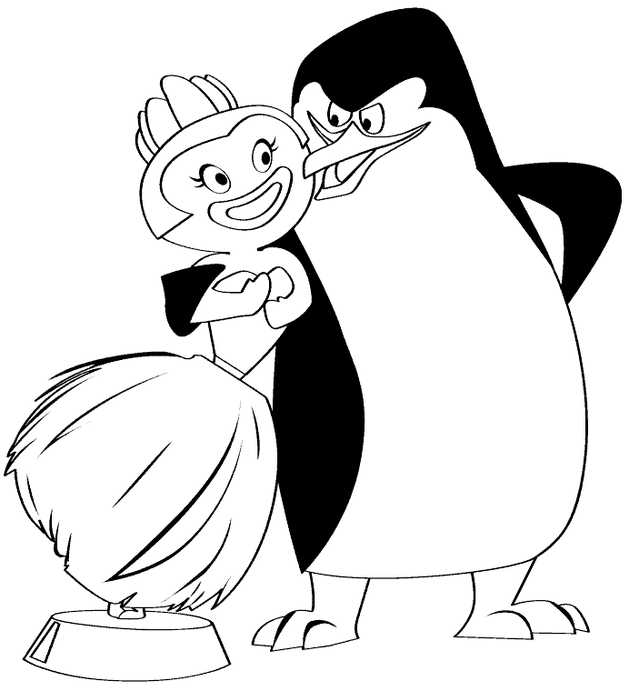 Пінгвін з подружкою