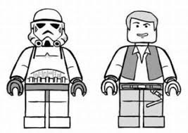 Розмальовка LEGO Star Wars Хан Соло і штурмовик