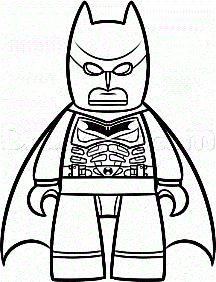 Розмальовка LEGO Batman