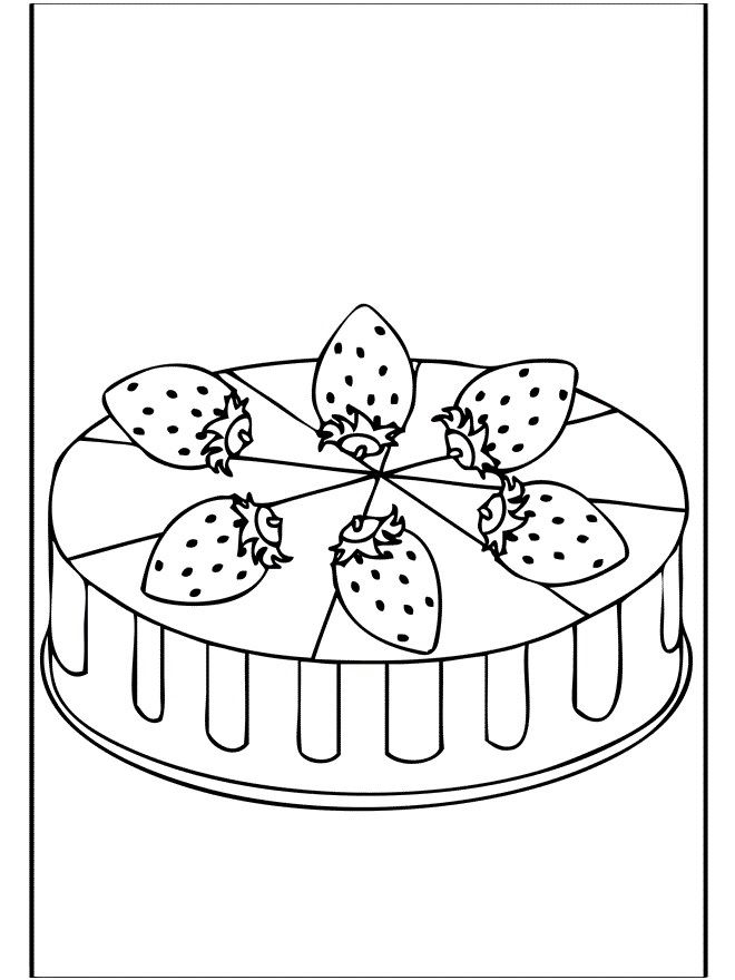 Торт з полуничкою