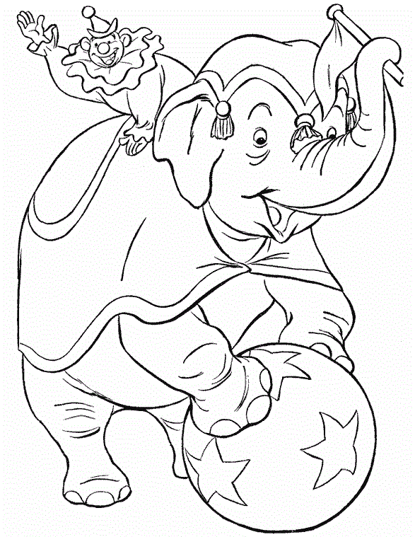 Клоун зі слоном