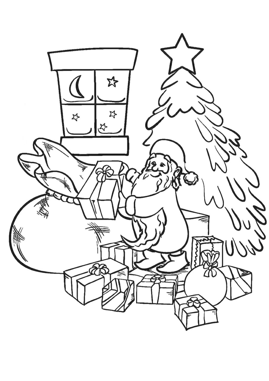 Санта клаус і подарунки