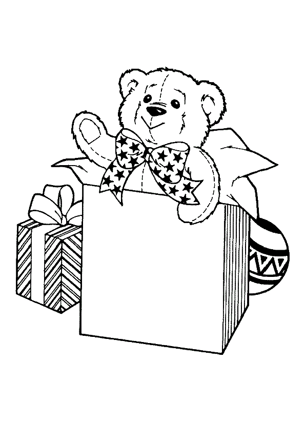 Ведмедик в коробці