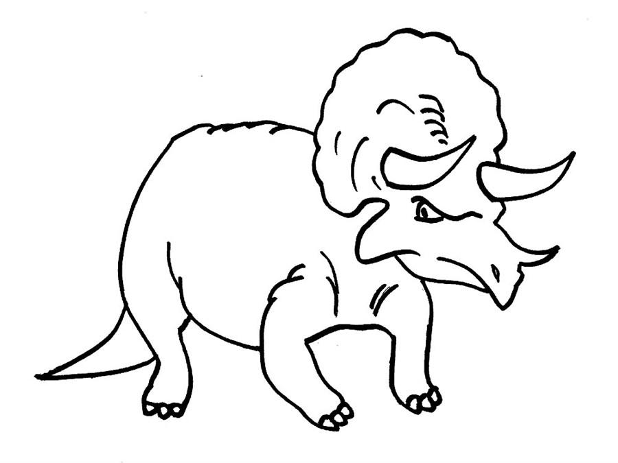 Розмальовка динозавр