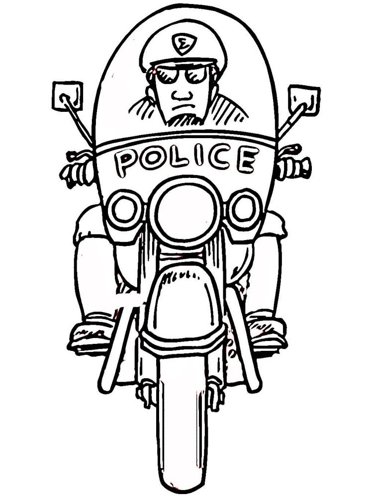 Поліцейський на мотоциклі