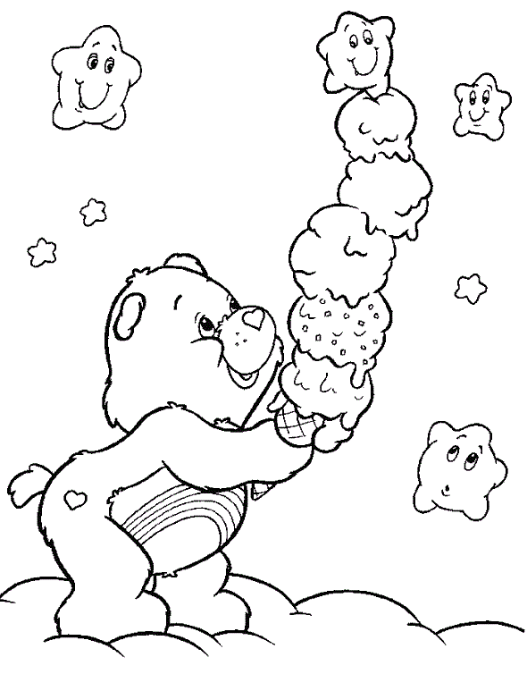 Ведмедик з морозивом