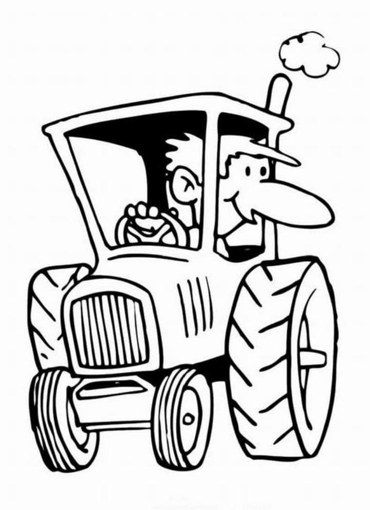 Трактор з водієм