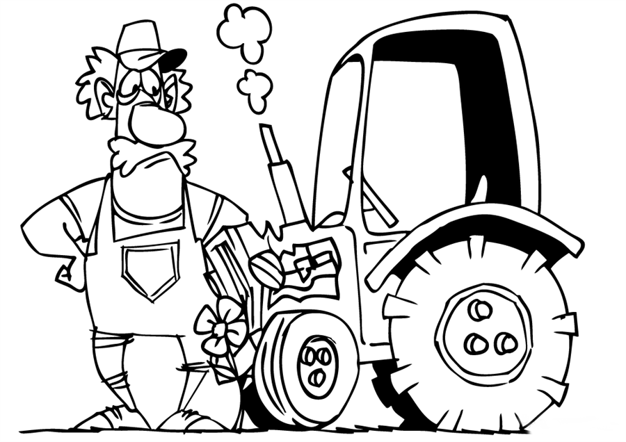 Трактор з трактористом