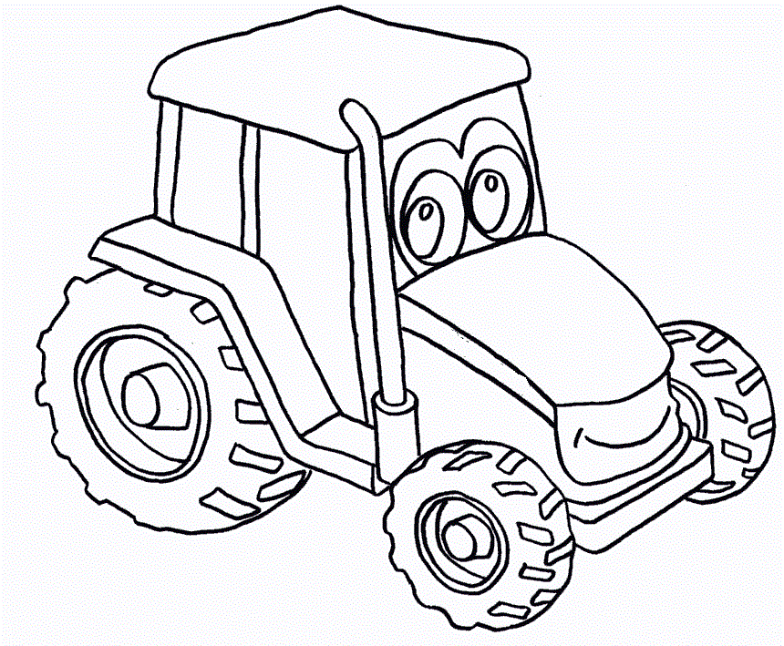 Трактор з очима