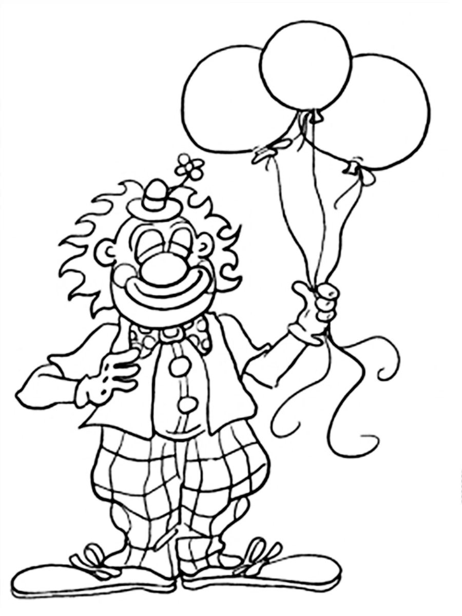Клоун з кульками