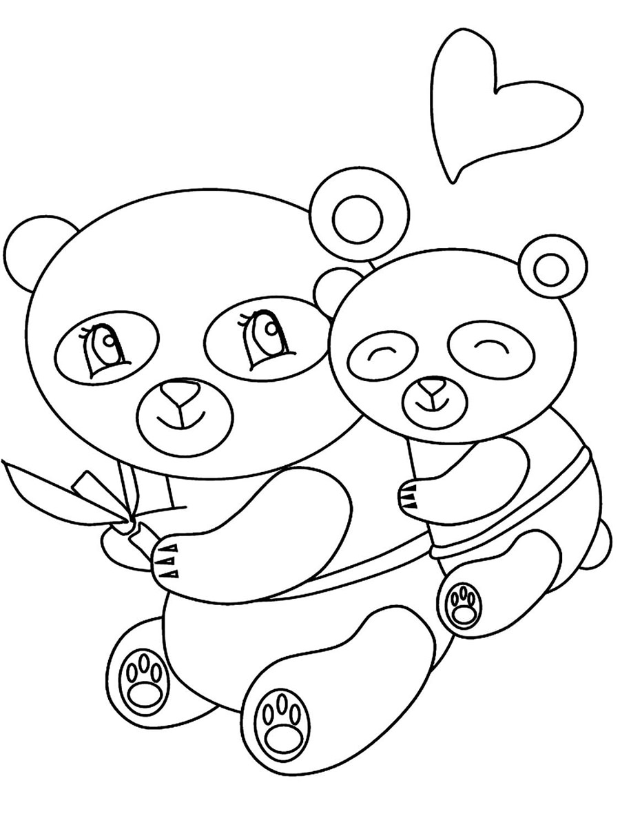Панда з детем