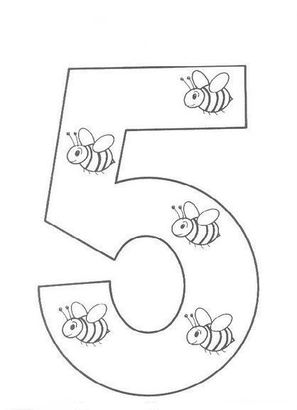 п'ять бджіл