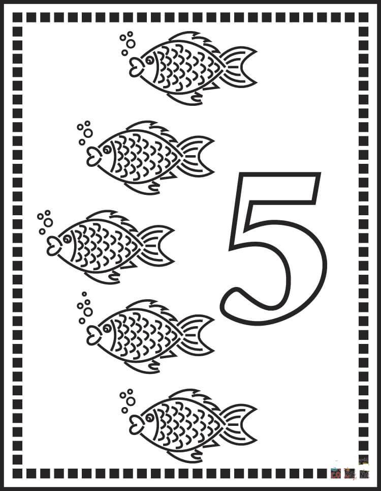 п'ять риб