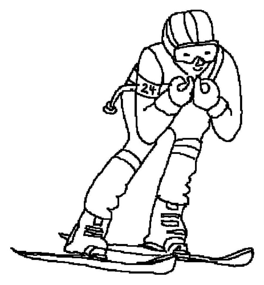 Хлопчик на лижах