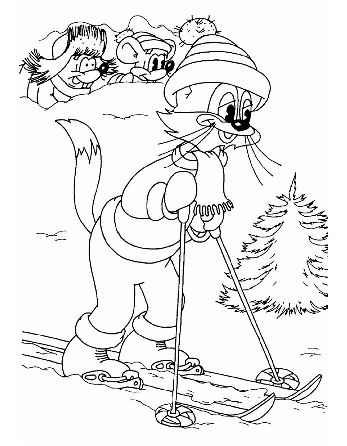 Леопольд на лижах