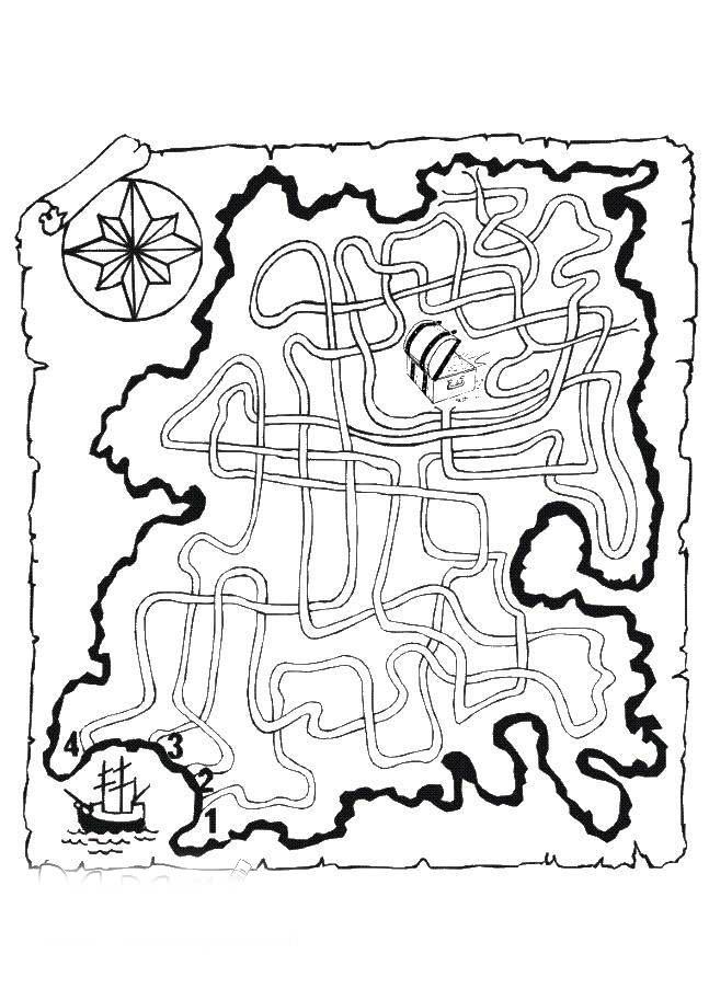 Картинка карта скарбів