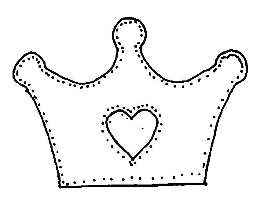 Корона з серцем