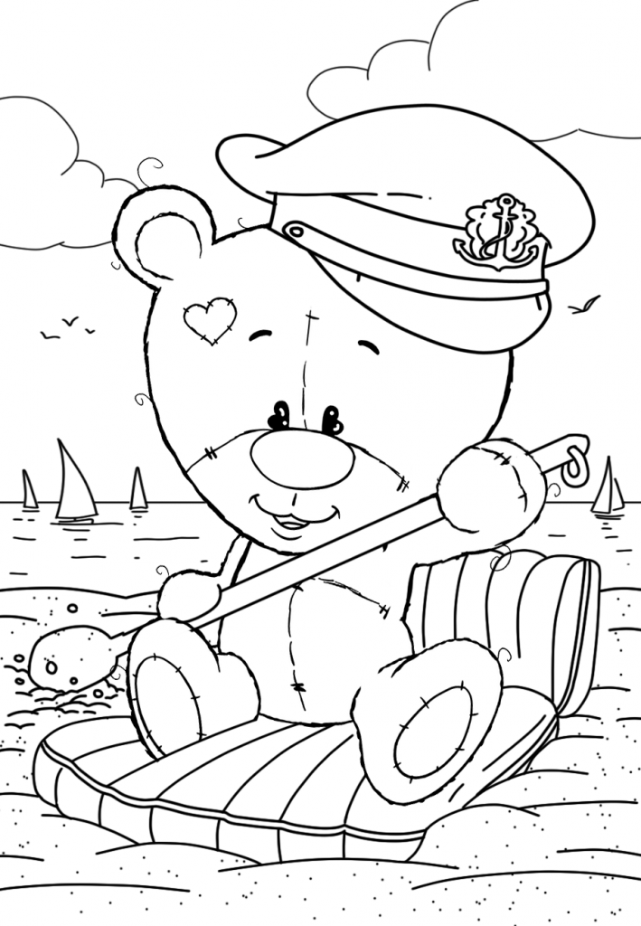 Ведмедик тедді моряк