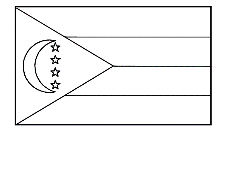 Прапор коморські острови