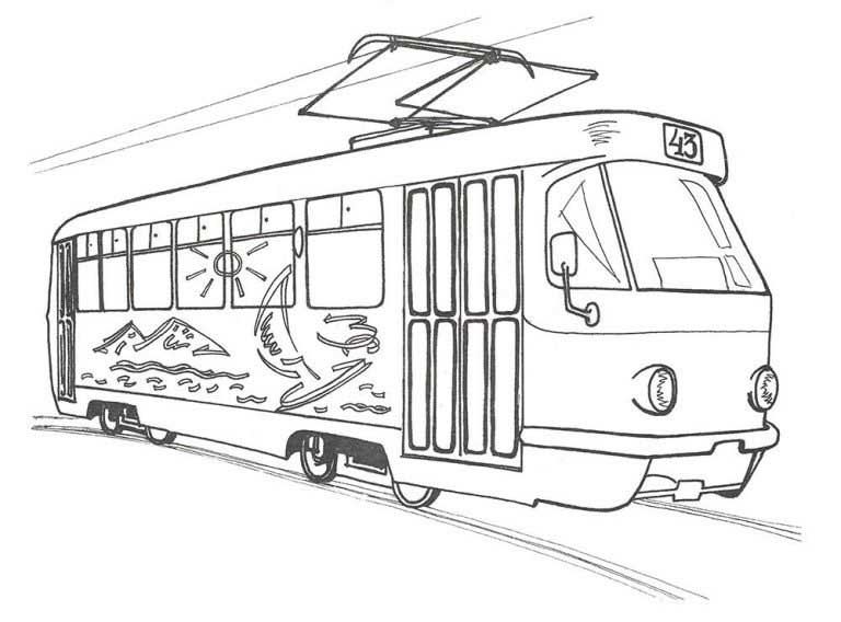 Трамвай на вулиці