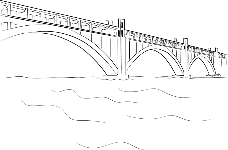 Розмальовка Міст