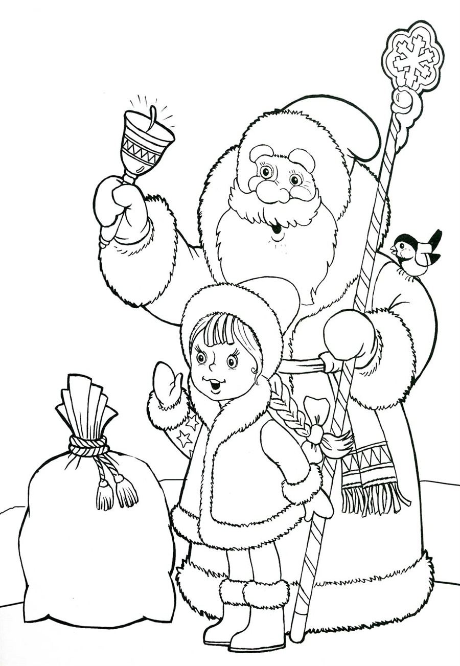 Дід Мороз і Снігуронька для дітей