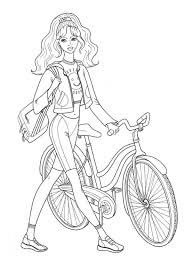 Дівчина з велосипедом