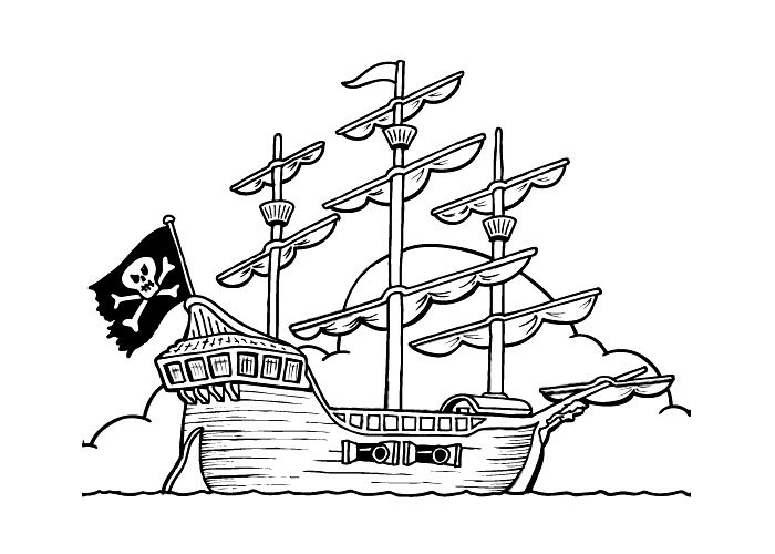 Піратський корабель