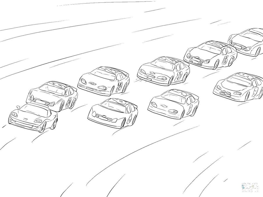 Автомобілі на гоночній трасі