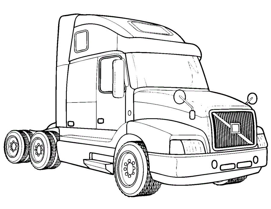 Розмальовки вантажівка