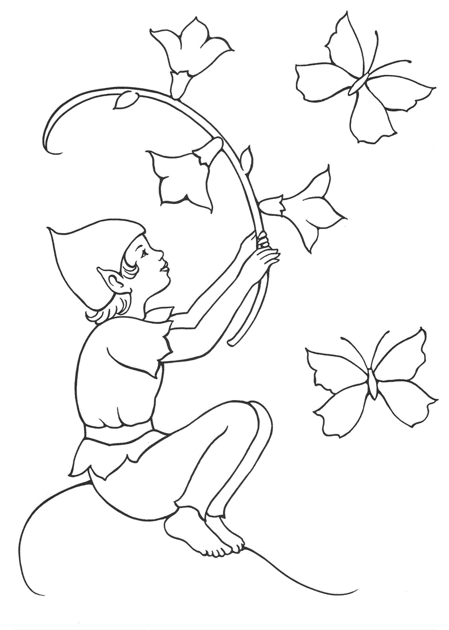 Ельф з метеликами