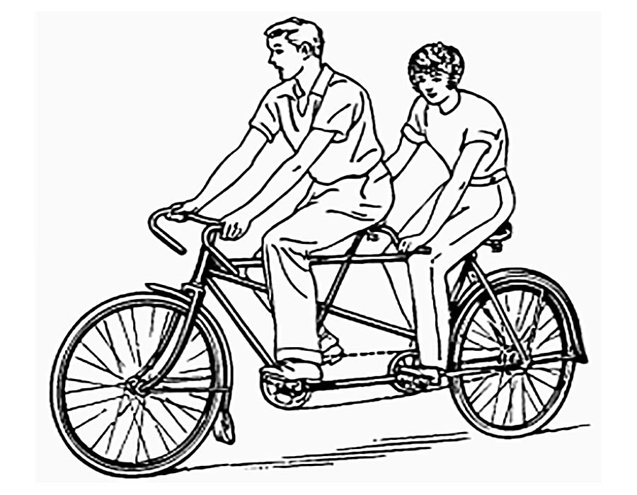 Малюнок велосипед