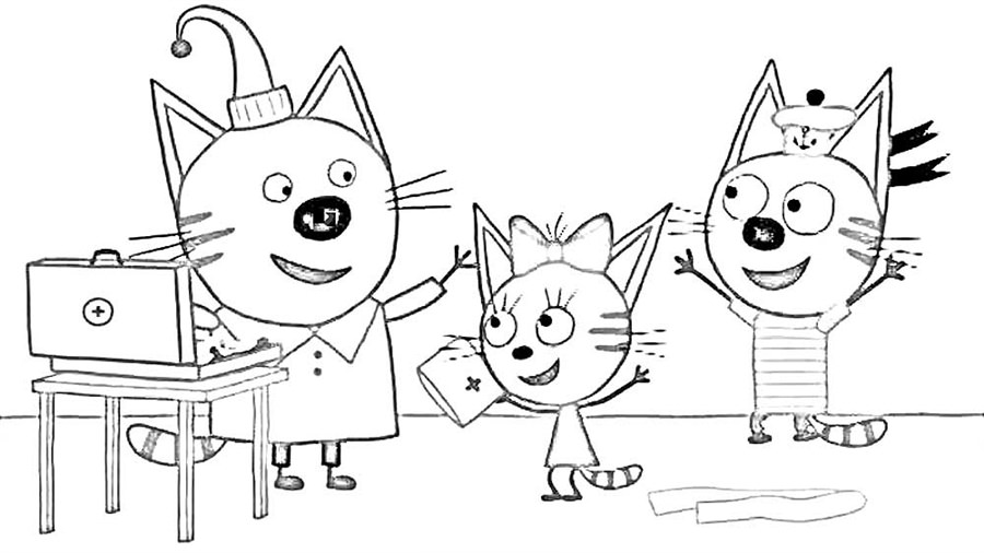 Діти Три кота