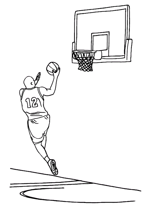 Розмальовки баскетбол