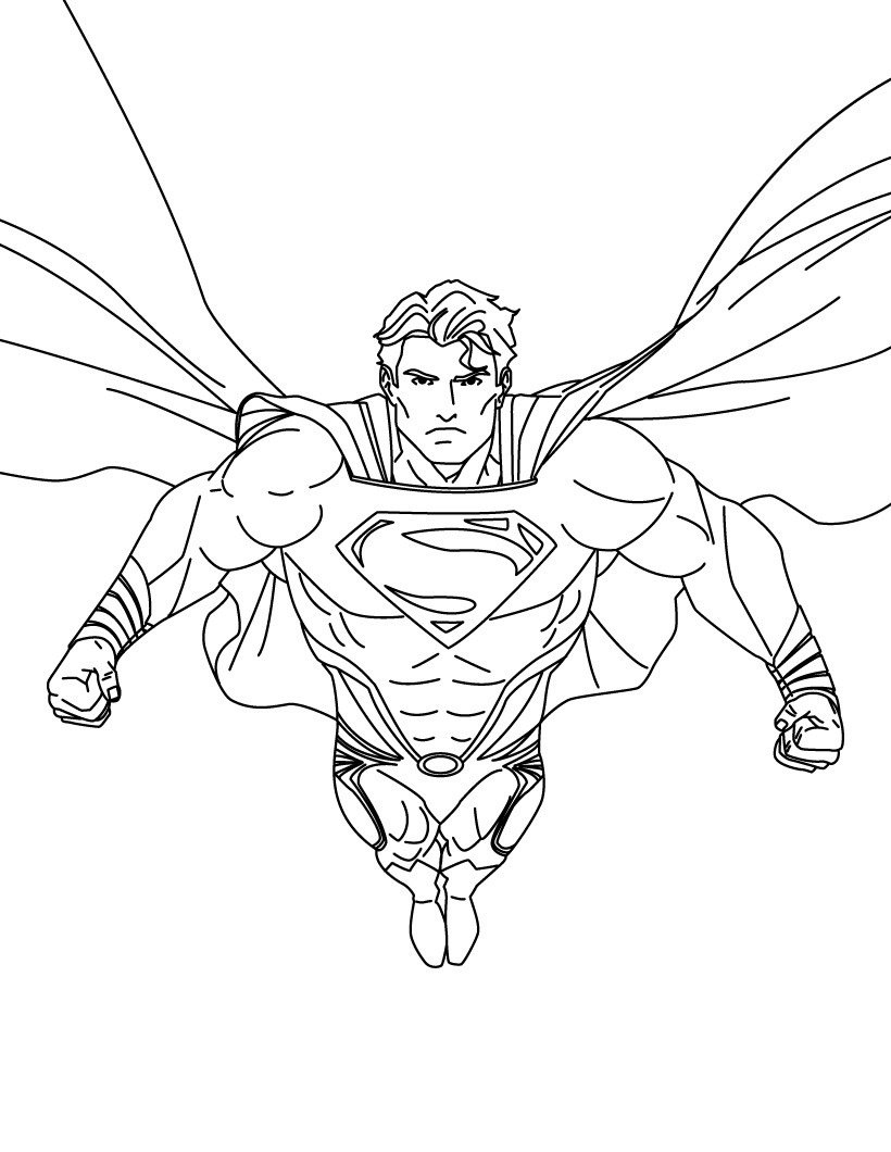 Малюнок Супермен