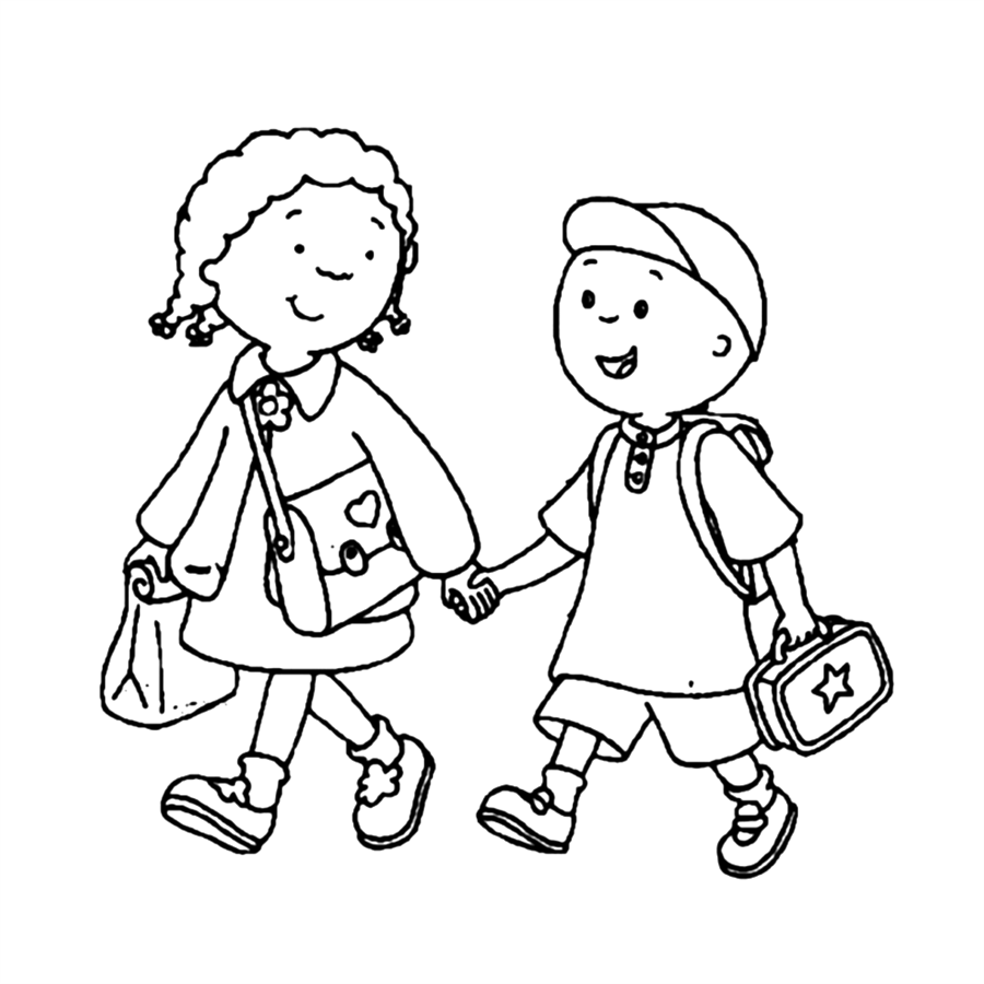 Малюнок Дружба дівчинка і хлопчик