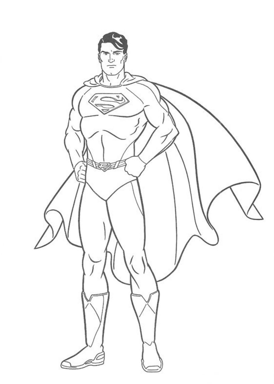 Розмальовки Супермен