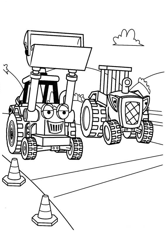 Бульдозер і трактор