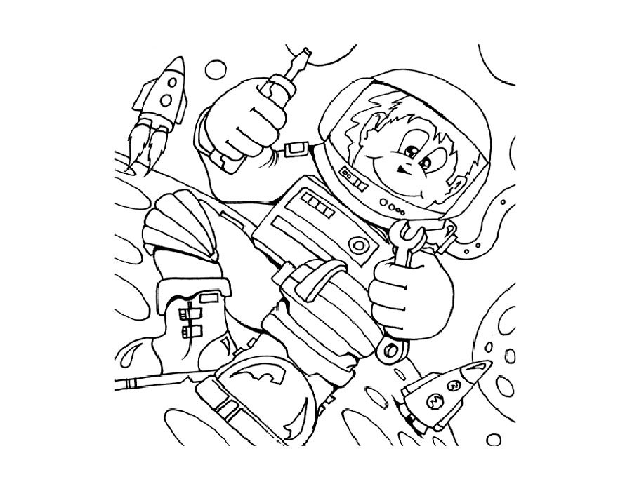 Космонавт з викруткою