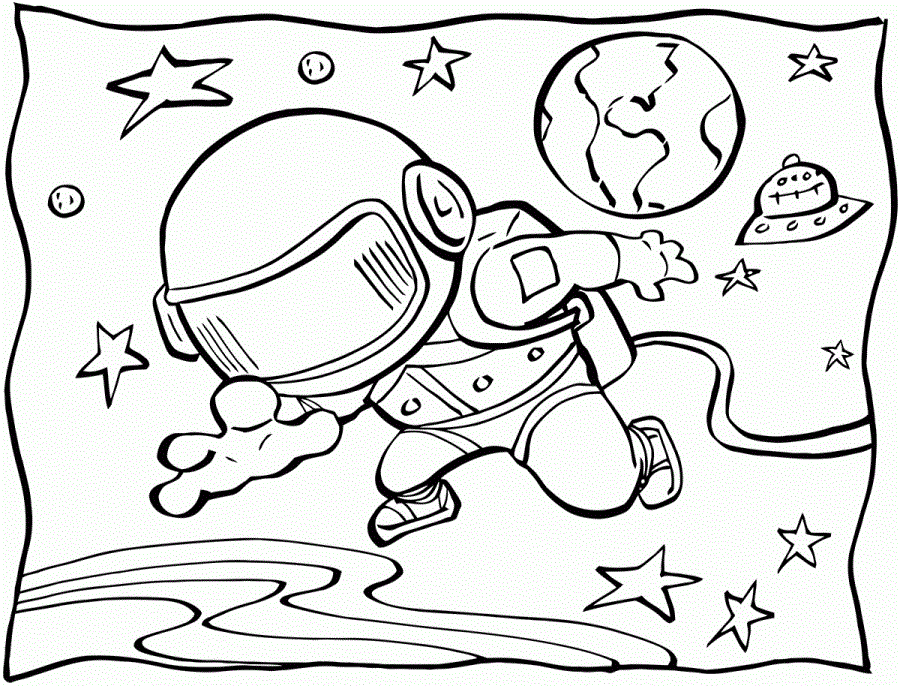Космонавт і земля