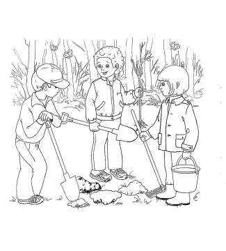 1 травня діти саджають дерева