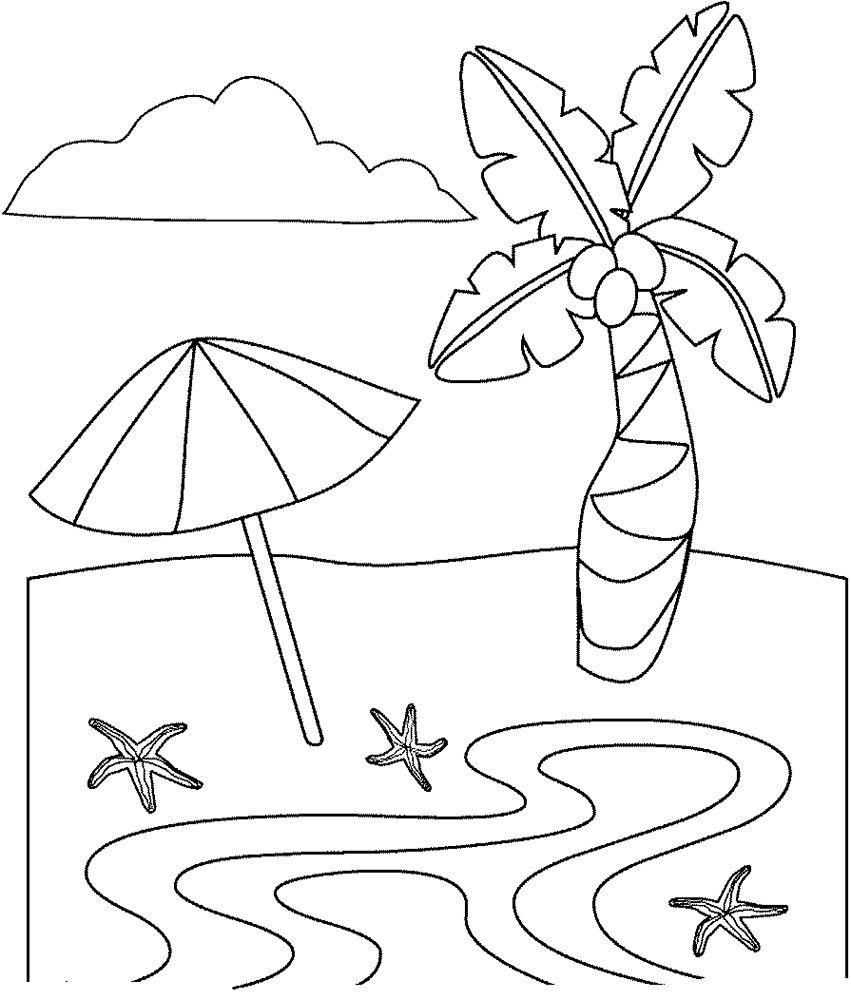 Пальма і парасольку