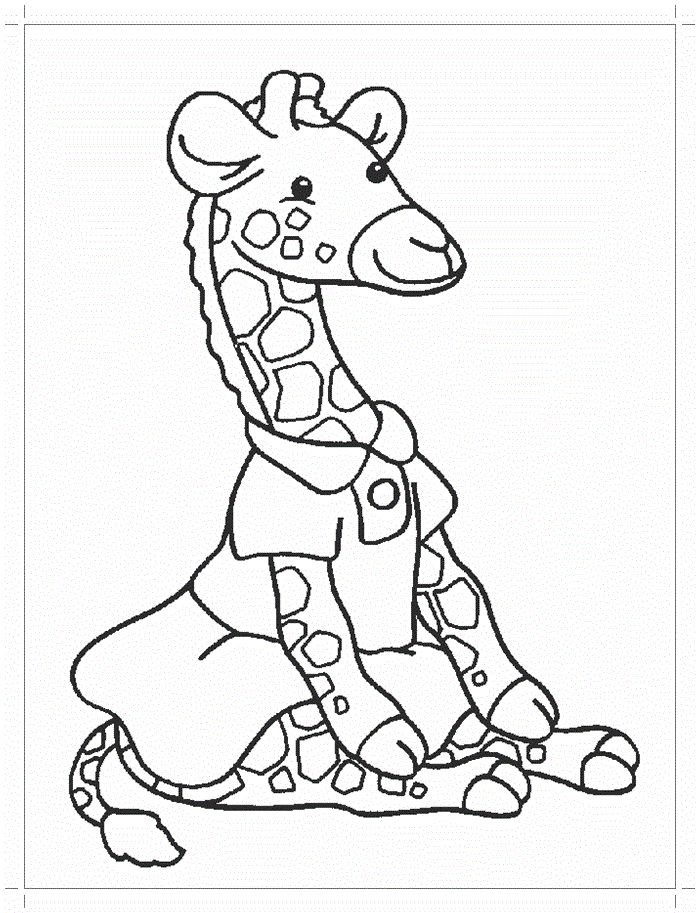 Жираф в сукні