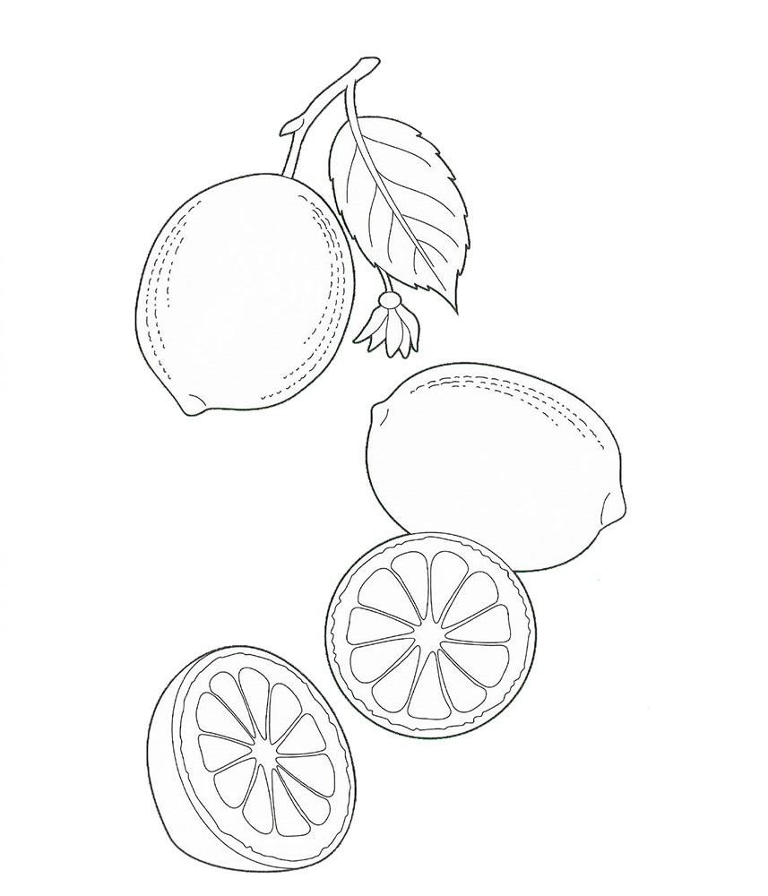 Розмальовка Лимон