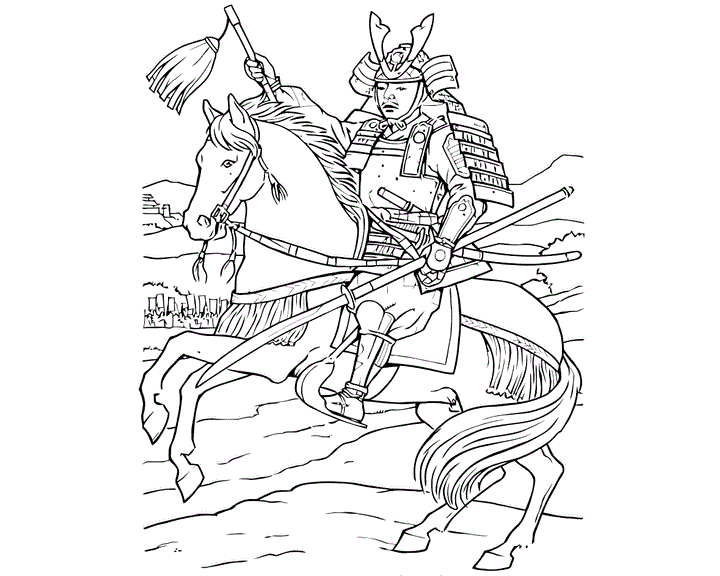 Самурай на бойовому коні