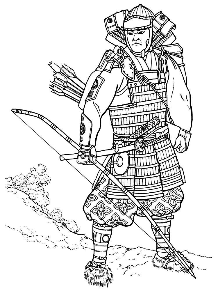 Самурай із мечем