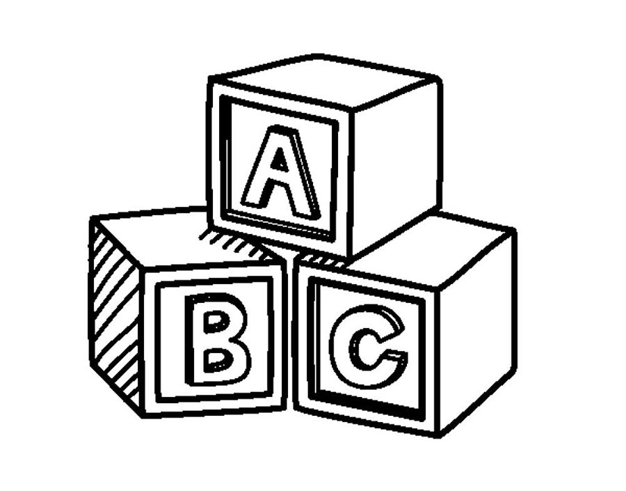 Кубики з літерами