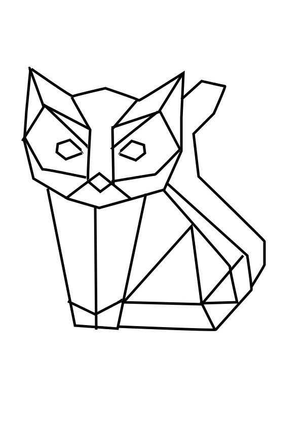 Орігамі кішка